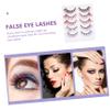 MAGICLULU 2 Sets Halloween Fluffy False Eyelashes for Women, Reusable Strip Lashes for Cosplay Festivals, 5 Pairs × 2 view 4