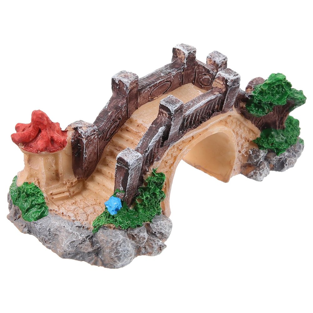 BESPORTBLE Aquarium Decoration Bridge