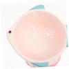 Pink Ceramic Fish-Shaped Food Bowl, Shallow Dish view 2