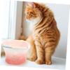Pink Ceramic Fish-Shaped Food Bowl, Shallow Dish view 4