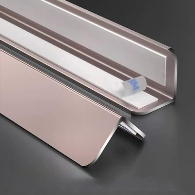 Raouoae 2-Piece Self-Adhesive Aluminum Corner Guard, 80 cm, Color B