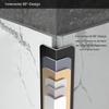 Raouoae 2-Piece Self-Adhesive Aluminum Corner Guard, 80 cm, Color B view 3