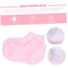 Moisturizing Socks, 1 Pair, for Dry, Rough Feet, Pink view 4