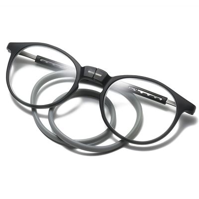 Kexinsuo Reading Glasses, Gray, +4.0