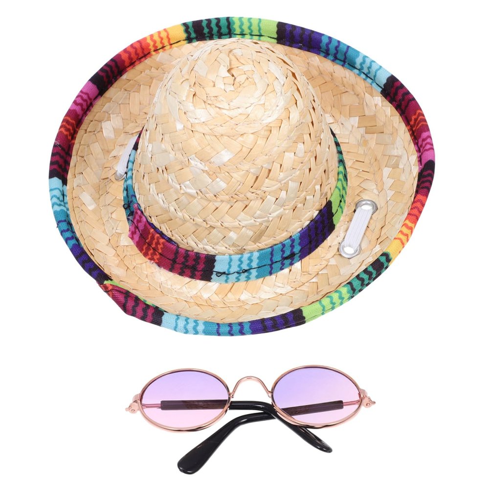 Kisangel 2-Pack Mexican Style Pet Hat