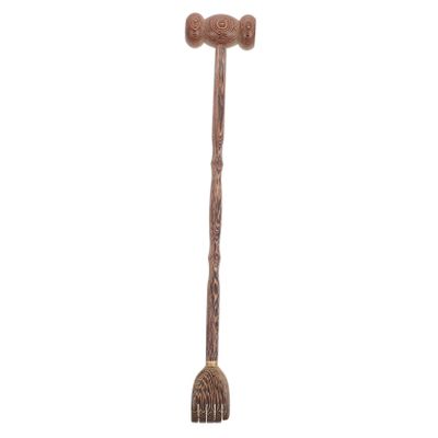 FRCOLOR Wooden Back Scratcher and Massage Tool for Self-Massage