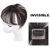 Human Hair Clip-In Bangs Topper with Seamless Fringe Extension view 3