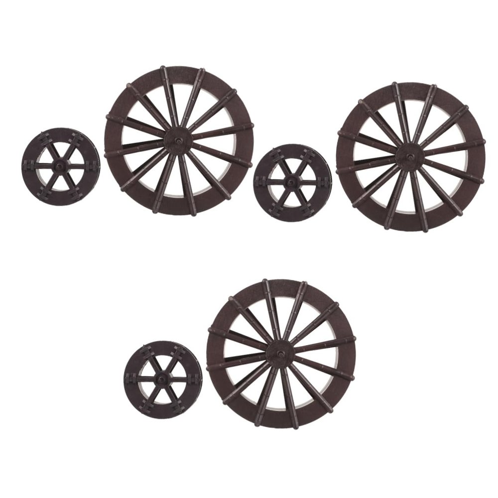 BESPORTBLE 6-Piece Waterfall Fountain with Rotating Waterwheel