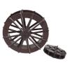 BESPORTBLE 6-Piece Waterfall Fountain with Rotating Waterwheel view 3