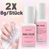 Sularpek Nail Glue, 2 x 8 g, Extra-Strong Glue for Press-On Nails view 2