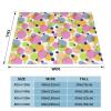 JIUJIUJIU Lightweight Flannel Blanket with Geometric Pattern view 2