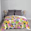 JIUJIUJIU Lightweight Flannel Blanket with Geometric Pattern view 4