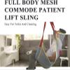 Toilet Transfer Sling, Reusable Full-Body Patient Lift Sling view 4