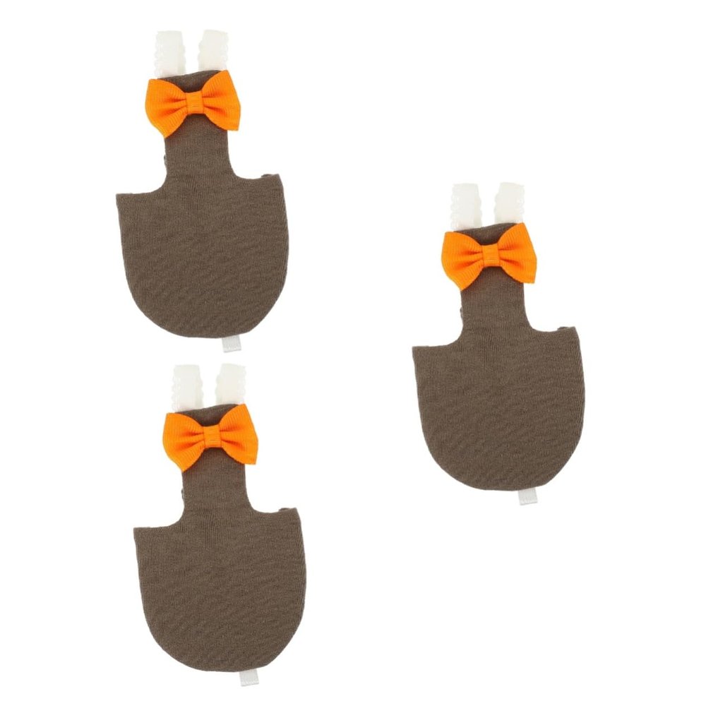 VANZACK 3-Piece Bird Diaper Set for Small Birds, Breathable Reusable Flight Suits for Budgies, Parrots and Cockatiels