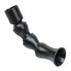 Milageto Multi-Purpose Duckbill Hose Outlet, Black Circle - 20mm view 1