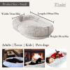 Human-Size Washable Orthopedic Faux-Fur Dog Bed with Blanket view 2