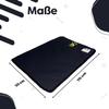 EVE Textile Dog Mat and Cat Mat | Reversible, Breathable, Cooling | 50 x 70 x 2 cm, Black view 2