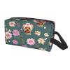 Ogniwo Yorkie Toiletry Bag with Floral Pattern view 2
