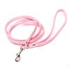 Daconovo Pink Leather Leash for Small Dogs and Cats 1cmX120cm view 1