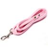 Daconovo Pink Leather Leash for Small Dogs and Cats 1cmX120cm view 3