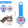 2-Pack Safety Pet Lights, USB Rechargeable LED Dog Tags view 2