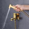 Handheld Bidet Sprayer for Toilet, Brass, Wall-Mounted, 1.5 m view 2