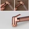 Bidet Sprayer Set for Toilet, Rose Gold, Single-Handle Bidet Faucet Sprayer, Wall-Mounted, Cold Water, Single-Hole Bathroom Bidet Shower, Double Function view 3