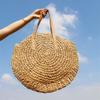 Round Straw Beach Bag view 3