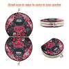 NYYYTTTEU Pink Cartoon Art Ser Gorilla Folding Compact Makeup Mirror view 3