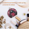 NYYYTTTEU Pink Cartoon Art Ser Gorilla Folding Compact Makeup Mirror view 4