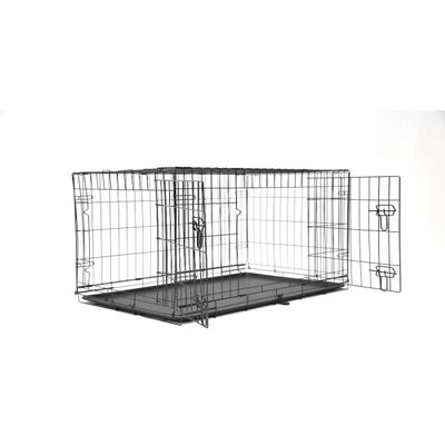 Nordic Paws - Wire Cage Black M 47 x 77 x 55 cm