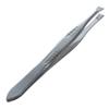 Janasiba Silver-Tone Stainless Steel 3.5-Inch Eyebrow Tweezers view 3