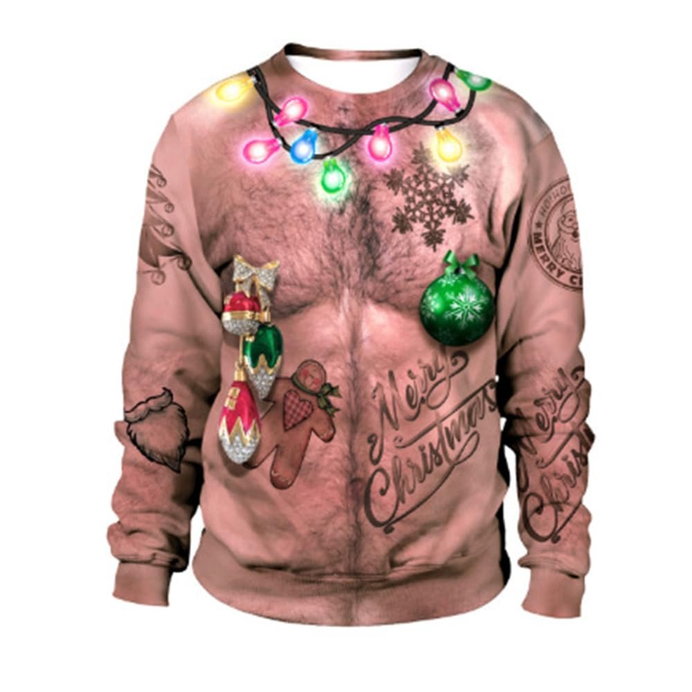 Mzshne Ugly Christmas Sweatshirt Unisex