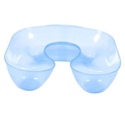 ORFOFE Plastic Neck Support with Smooth Surface to Prevent Wet Clothes, Portable Hair-Washing Basin for Professional Salons and Haircuts, Blue