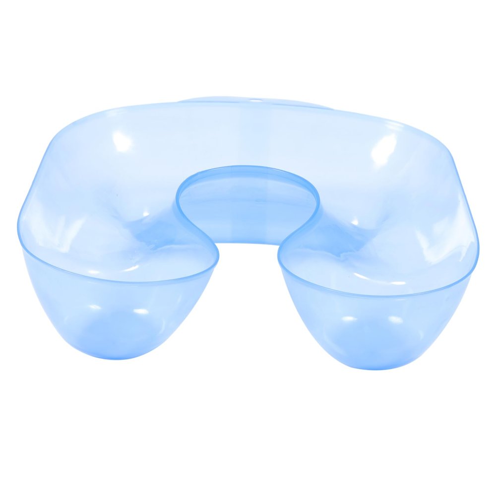 ORFOFE Plastic Neck Support with Smooth Surface to Prevent Wet Clothes, Portable Hair-Washing Basin for Professional Salons and Haircuts, Blue
