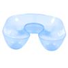 ORFOFE Plastic Neck Support with Smooth Surface to Prevent Wet Clothes, Portable Hair-Washing Basin for Professional Salons and Haircuts, Blue view 1