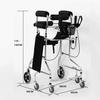 HXRLSIPO Walking Aid with Brakes, 6 Wheels, Foldable and Height-Adjustable view 3
