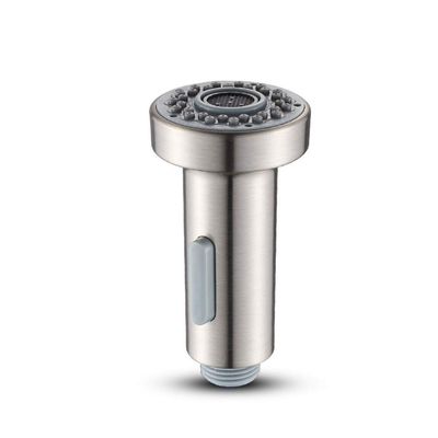 Pull-Out Spray Head Replacement for Kitchen Sink Faucet, Chrome/Brushed Nickel Finish, Chrome