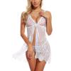 WILLBEST 1960s-Style Babydoll Lingerie Set for Women, XXXL view 1