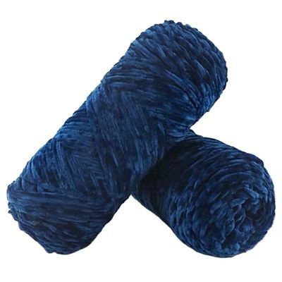 100 g Velvet Yarn, Plush Chenille Yarn for Crochet and Knitting (Color 30)