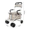 HXRLSIPO Rollator Walker with Lightweight Seat for Shopping view 4