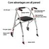 HXRLSIPO Adjustable Folding Aluminum Walker view 4