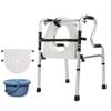 Wheelchair Walker Aid for Seniors, Belt, Bath Board + Toilet Walker Aid, Lightweight, Foldable, Four-Legged, Non-Slip, with Hospital view 3