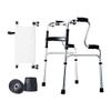 Folding Aluminum Rollator Walker with Basket, Height-Adjustable view 1