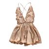 WILLBEST Women's Babydoll Mini Dress Lingerie Set, Sexy Red Underwear view 1