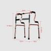 HXRLSIPO Aluminum Folding 2-in-1 Rollator Walker view 3
