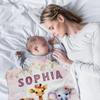 UOOYAA Personalized Baby Blanket with Name – Custom Flannel Blanket for Babies view 2