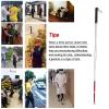 Mavcobo 125 cm White Cane for the Blind, Titanium Alloy Retractable Guide Cane, 7 Sections view 3