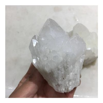 BYCIFRLG Beautiful Natural Clear Quartz Crystal Spine Gemstone, Flower Point, Reiki Stone, Home Decor Ornament, Duanlism