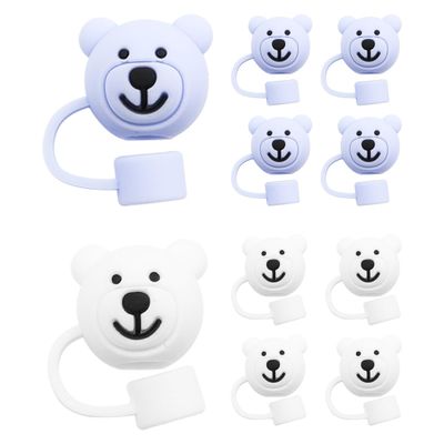 Hsthe Sea 10-Piece Silicone Straw Covers for Stanley Tumblers